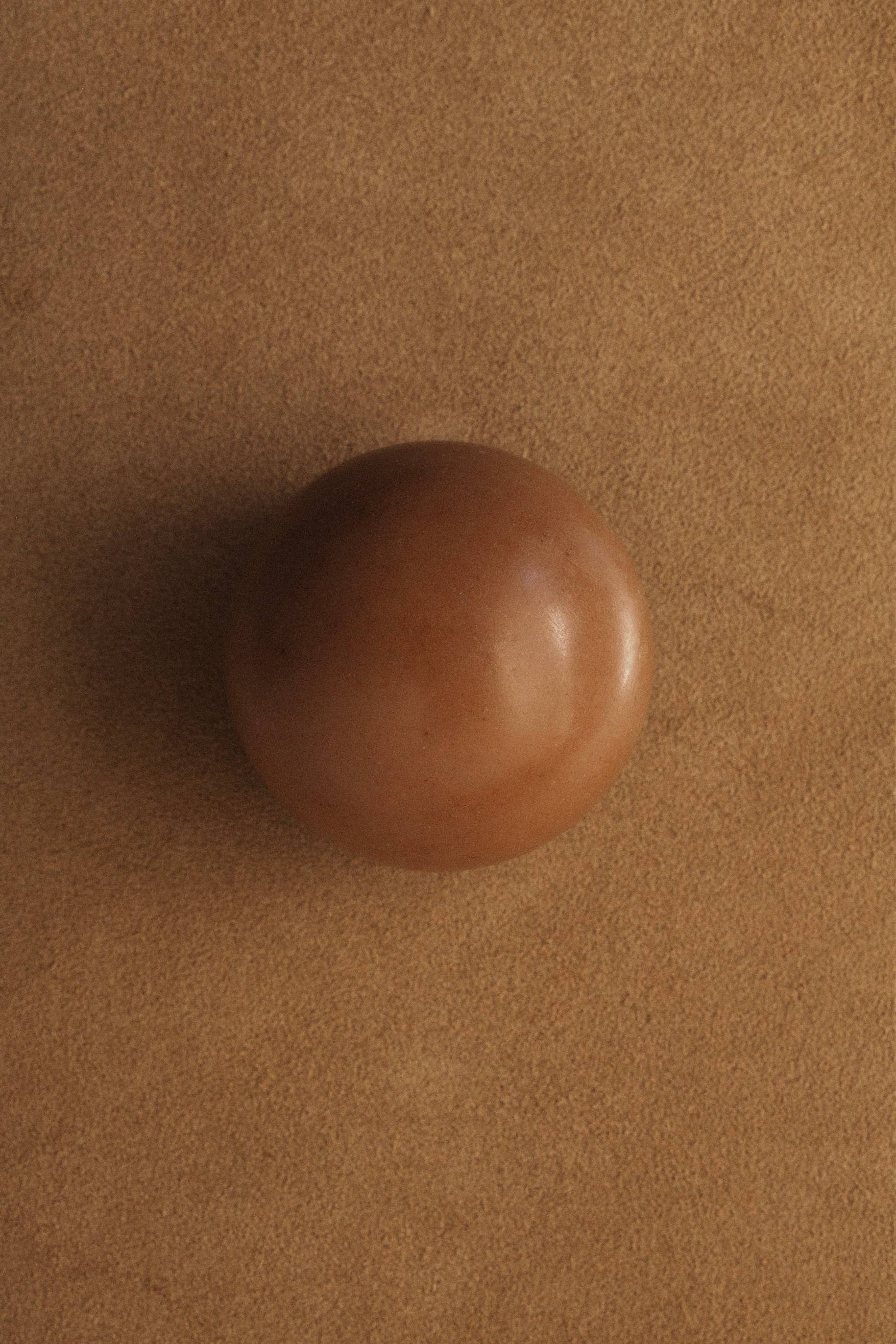 Desert Rose Red Clay Sphere Soap - Regenerative Tallow™ - The Unoriginal Bathroom Co.