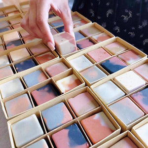 Biodegradable Clay Soap Cube Set - The Unoriginal Bathroom Co.