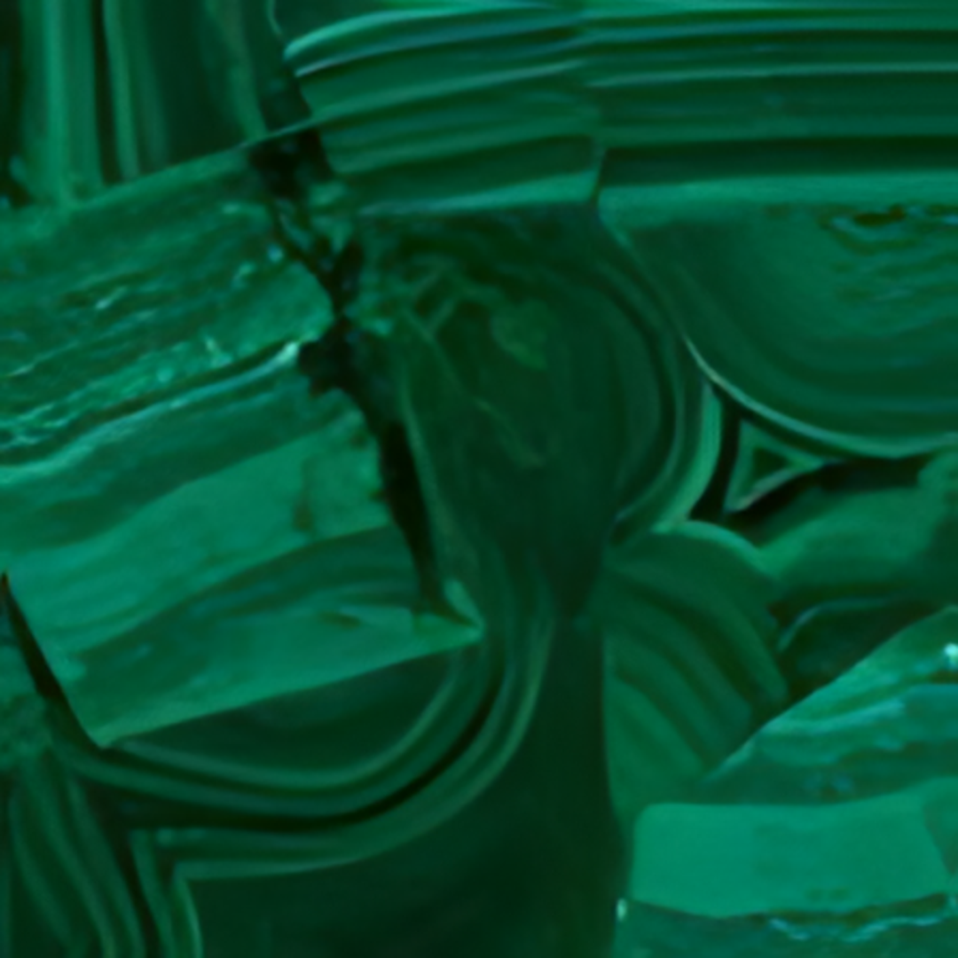 malachite mirror closeup