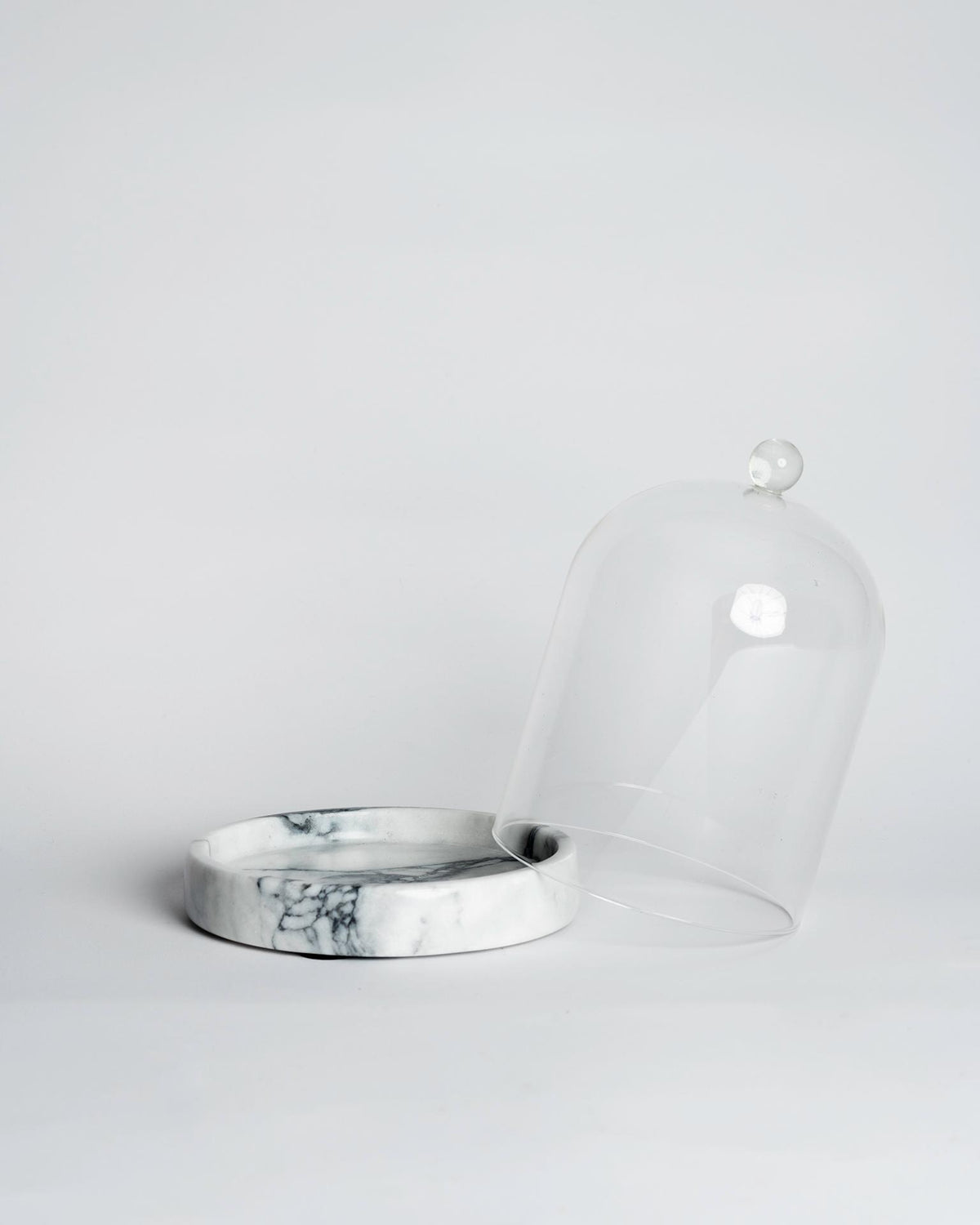 Glass Cloche + Stone - The Unoriginal Bathroom Co.