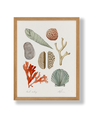 "Beach Combing" Art Print - The Unoriginal Bathroom Co.