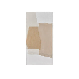 Taupe Canvas Gallery Wrapped Abstract Wall Art Home Decor - The Unoriginal Bathroom Co.