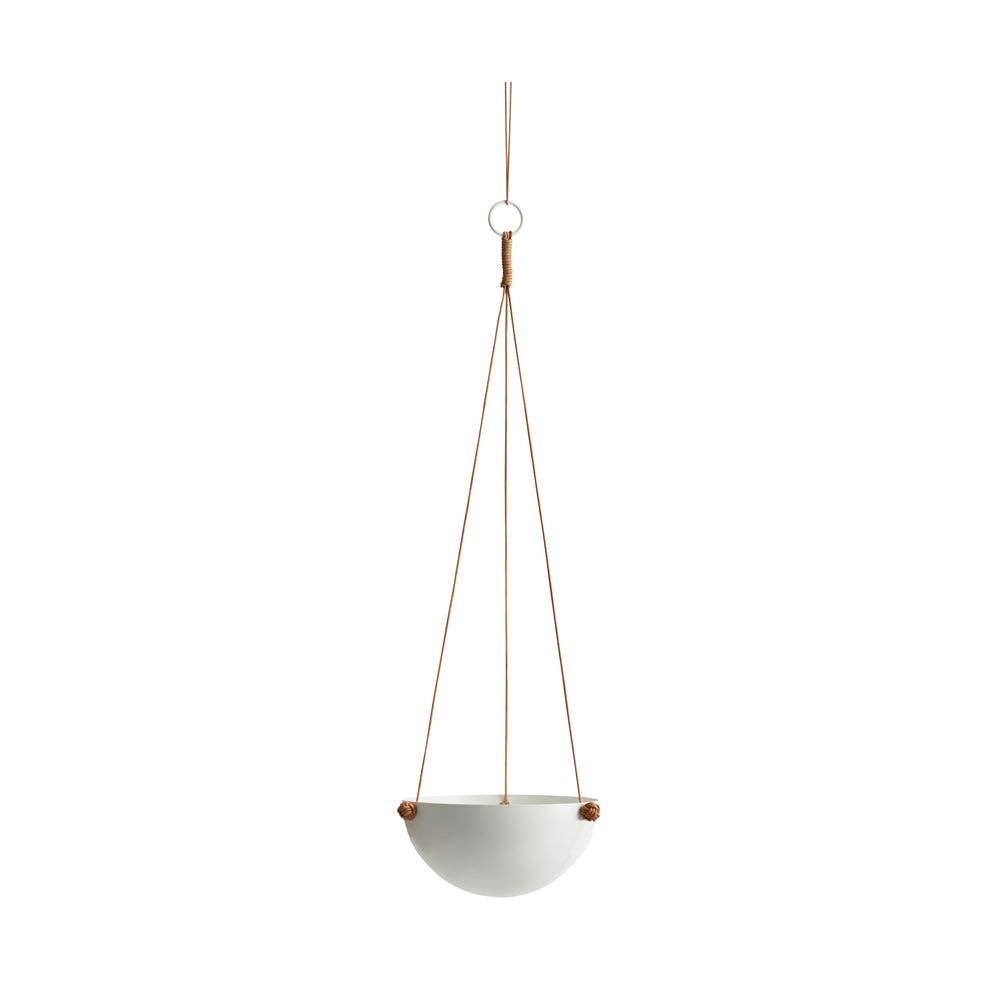 OYOY LIVING DESIGN - Pif Paf Puf Hanging Storage - 1 Bowl, Small - White - The Unoriginal Bathroom Co.