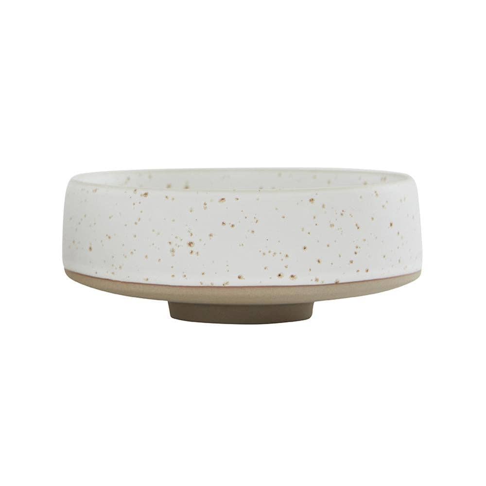 OYOY LIVING DESIGN - Hagi Bowl - Medium - White/Light Brown - The Unoriginal Bathroom Co.